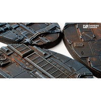 Gamers Grass GGB-SPO75 Spaceship Corridor Bases Oval 75mm 3pc