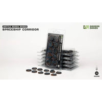 Gamers Grass GGB-SPR25 Spaceship Corridor Bases Round 25mm 10pc