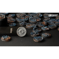 Gamers Grass GGB-SPR25 Spaceship Corridor Bases Round 25mm 10pc