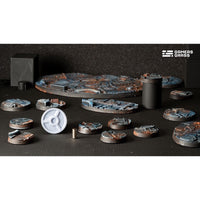 Gamers Grass GGB-SPR28 Spaceship Corridor Bases Round 28mm 8pc