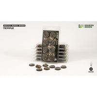 Gamers Grass GGB-TR28 Temple Bases Round 28mm 8pc
