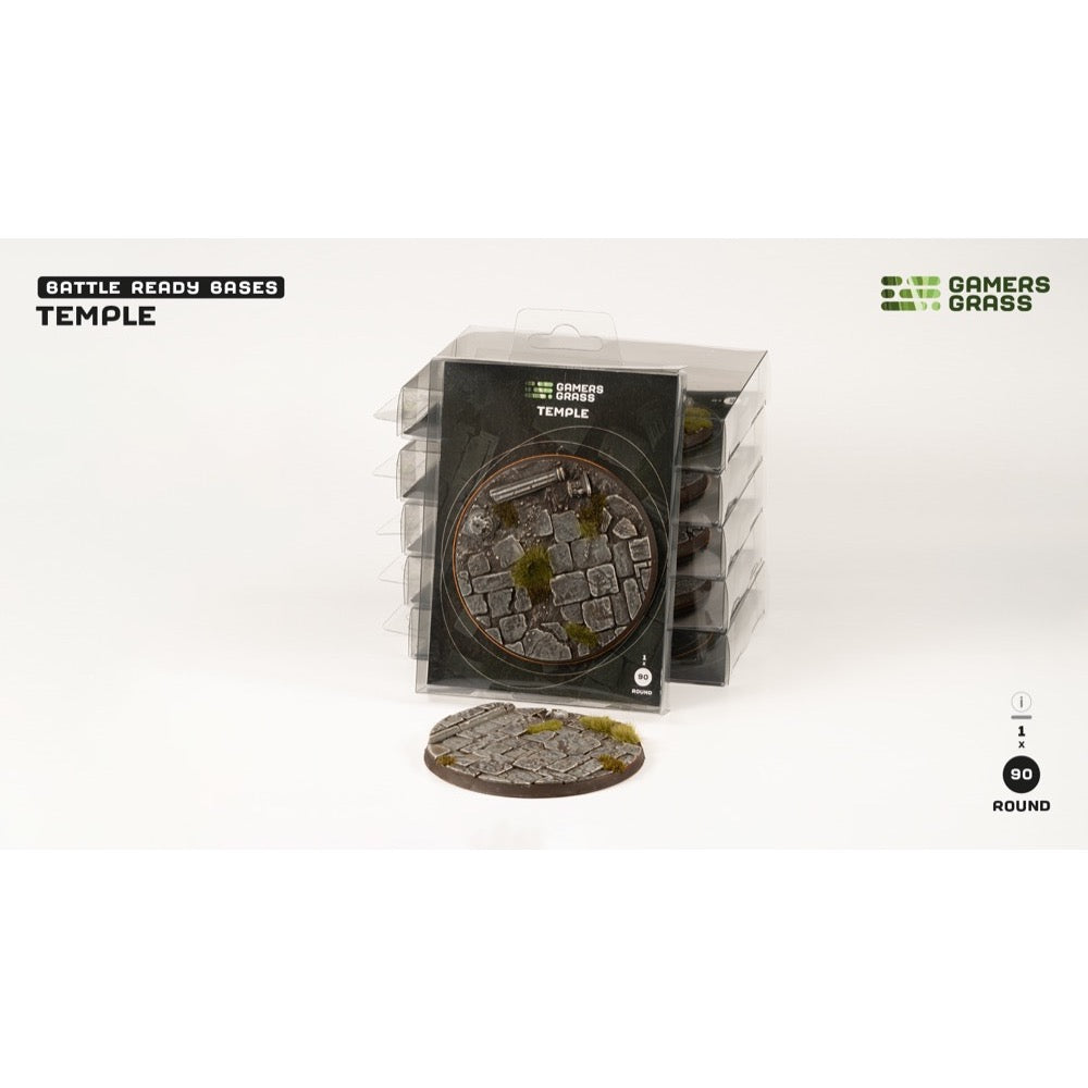 Gamers Grass GGB-TR90 Temple Bases Round 90mm 1pc