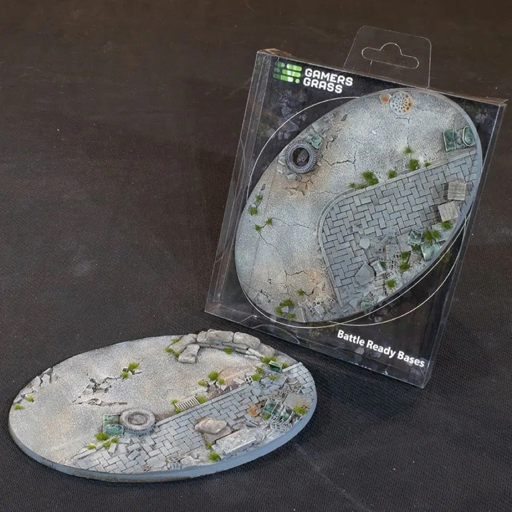 Gamers Grass GGB-UWO170 Battle Ready Urban Warfare Base Oval 170mm 1pc