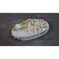 Gamers Grass GGB-UWO60 Battle Ready Urban Warfare Bases Oval 60mm 4pc