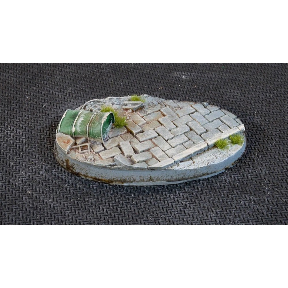 Gamers Grass GGB-UWO60 Battle Ready Urban Warfare Bases Oval 60mm 4pc