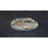 Gamers Grass GGB-UWO75 Battle Ready Urban Warfare Bases Oval 75mm 3pc