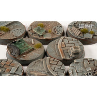Gamers Grass GGB-UWR28 Urban Warfare Bases Round 28mm 8pc