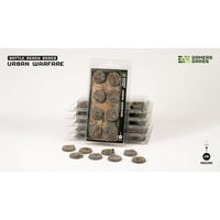 Gamers Grass GGB-UWR28 Urban Warfare Bases Round 28mm 8pc