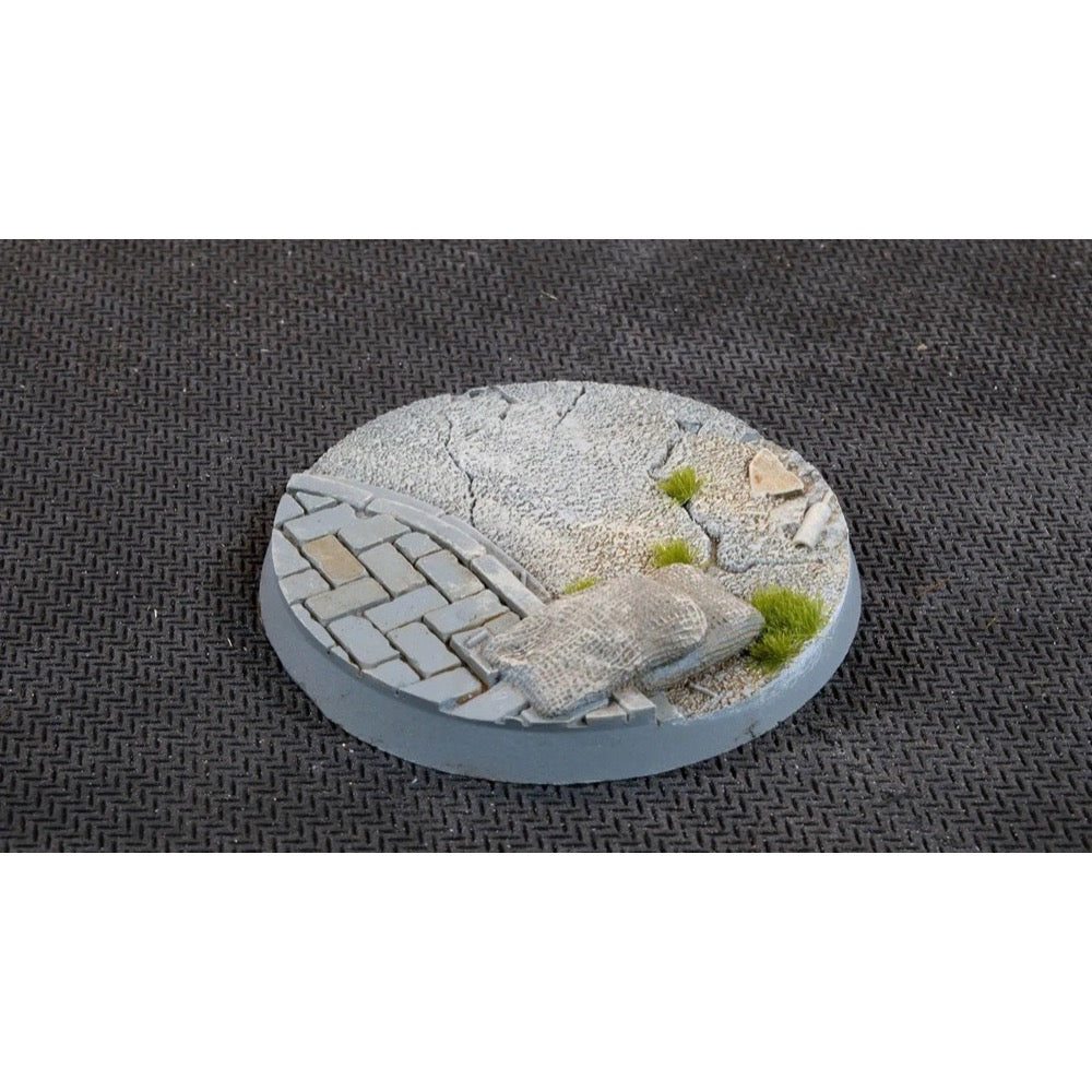 Gamers Grass GGB-UWR50 Battle Ready Urban Warfare Bases Round 50mm 3pc