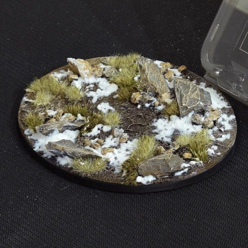 Gamers Grass GGB-WO120 Battle Ready Winter Base Oval 120mm 1pc