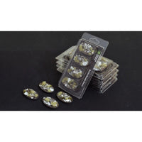 Gamers Grass GGB-WO60 Battle Ready Winter Bases Oval 60mm 4pc