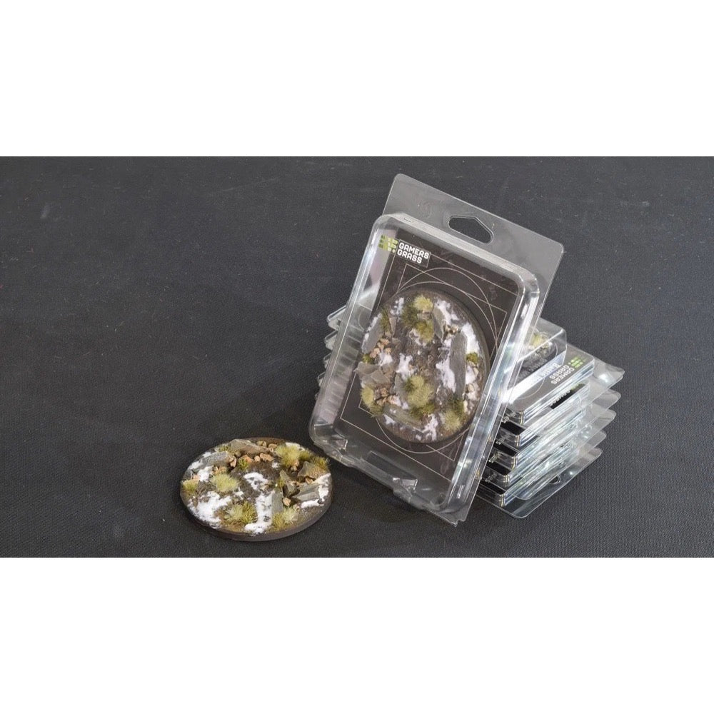 Gamers Grass GGB-WR100 Battle Ready Winter Base Round 100mm 1pc