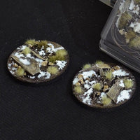 Gamers Grass GGB-WR60 Battle Ready Winter Bases Round 60mm 2pc