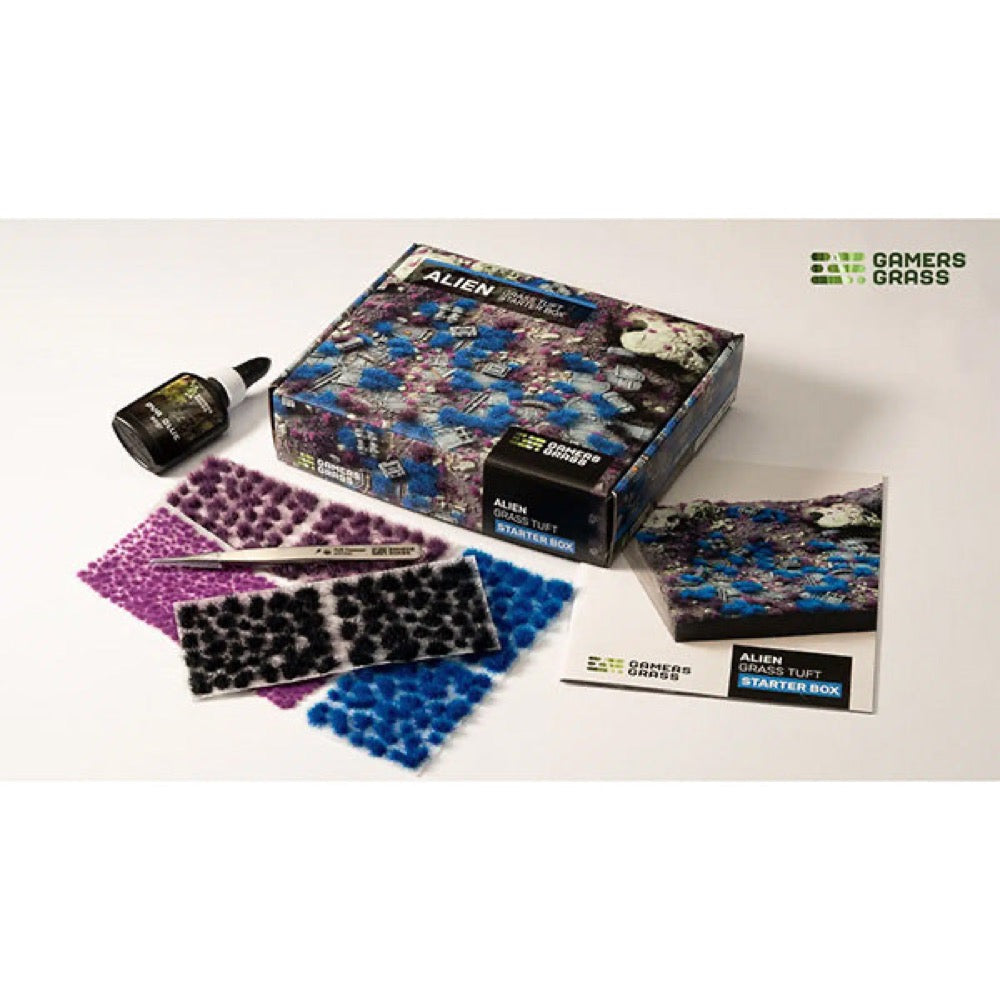 Gamers Grass GGSB-A Alien Grass Tuft Starter Box