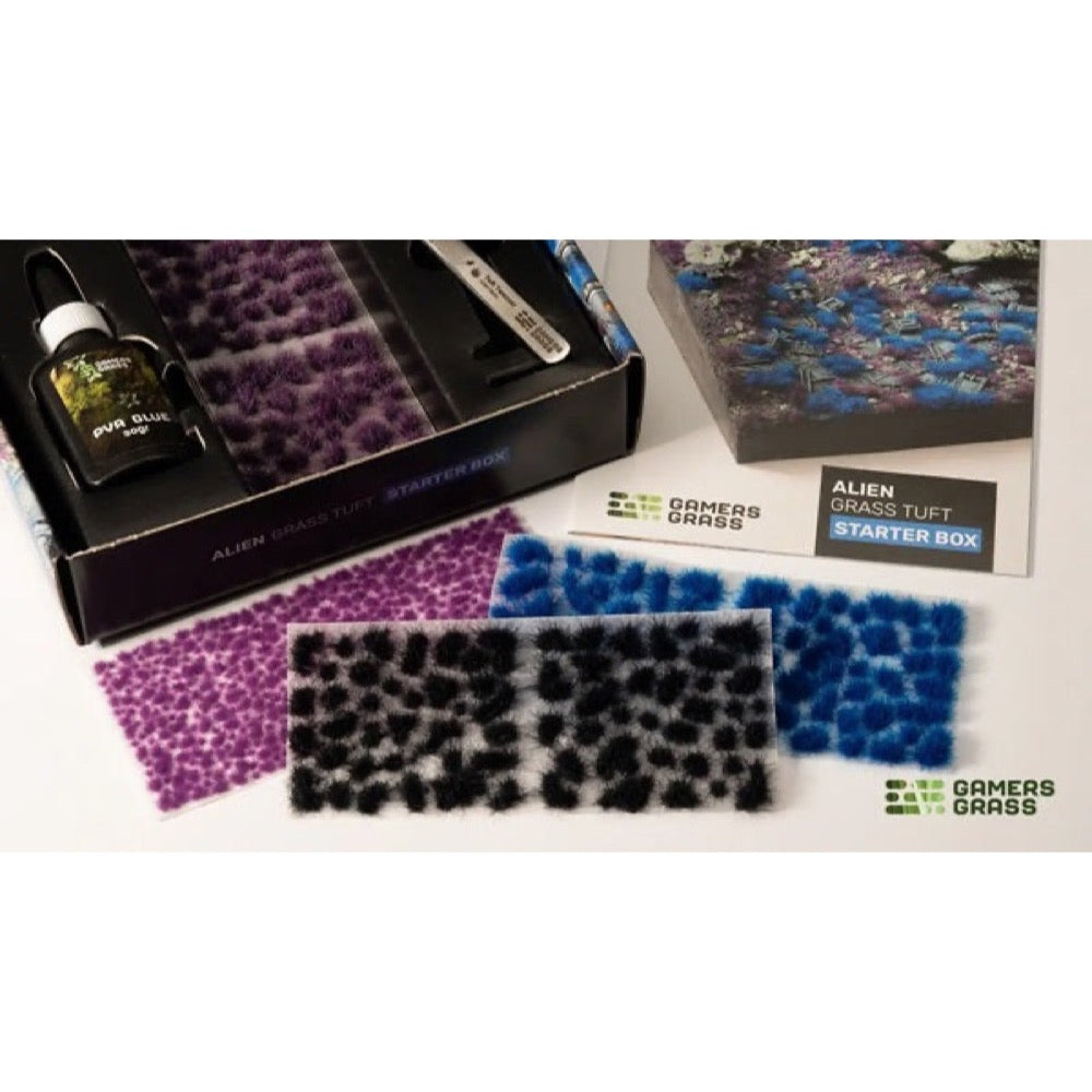 Gamers Grass GGSB-A Alien Grass Tuft Starter Box