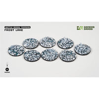 Gamers Grass Battle Ready Toppers Frost Lake Round 32mm 8pc