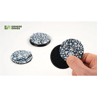 Gamers Grass Battle Ready Toppers Frost Lake Round 50mm 3pc