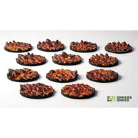 Gamers Grass Battle Ready Toppers Molten Lava Round 25mm 12pc