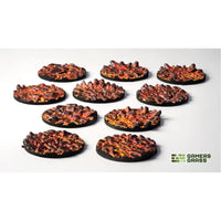 Gamers Grass Battle Ready Toppers Molten Lava Round 28mm 10pc