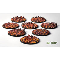 Gamers Grass Battle Ready Toppers Molten Lava Round 32mm 8pc
