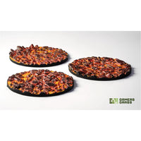 Gamers Grass Battle Ready Toppers Molten Lava Round 50mm 3pc