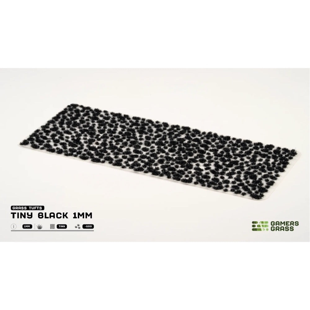 Gamers Grass Grass Tufts Tiny Black 1mm