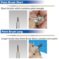 GodHand EBRSP-SN-SET Brushwork Semi-PRO Paint Brush Set 4pc