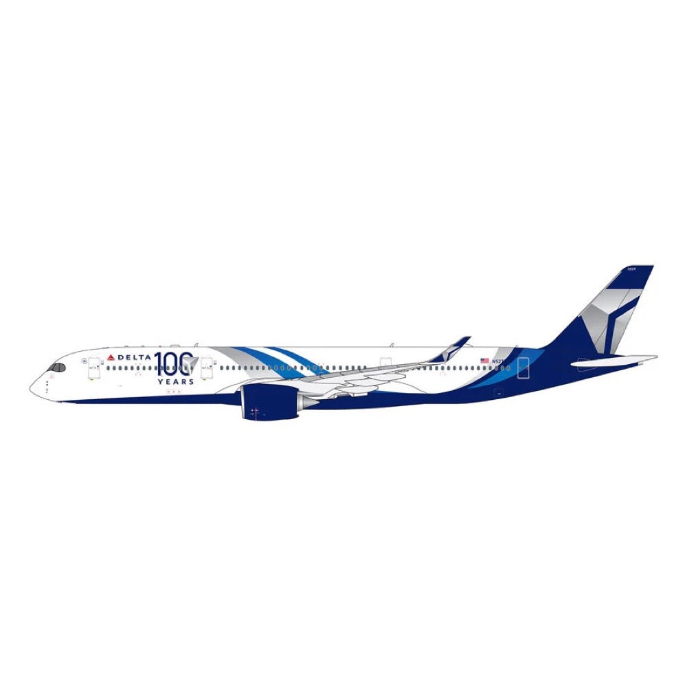 Gemini Jets GJDAL2335 1/400 Delta Air Lines A350-900 N527DN 100 Years Livery