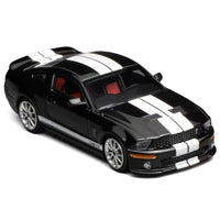 GreenLight x MotorHelix 1/64 Ford Mustang Shelby GT500 2007 Ebony Black