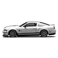 GreenLight x MotorHelix 1/64 Ford Mustang Shelby GT500 Super Snake 2007 White