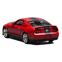 GreenLight x MotorHelix 1/64 Ford Mustang Shelby GT500 Super Snake 2007 Torch Red