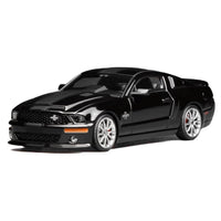 GreenLight x MotorHelix 1/64 Ford Mustang Shelby GT500 Super Snake 2007 Ebony Black