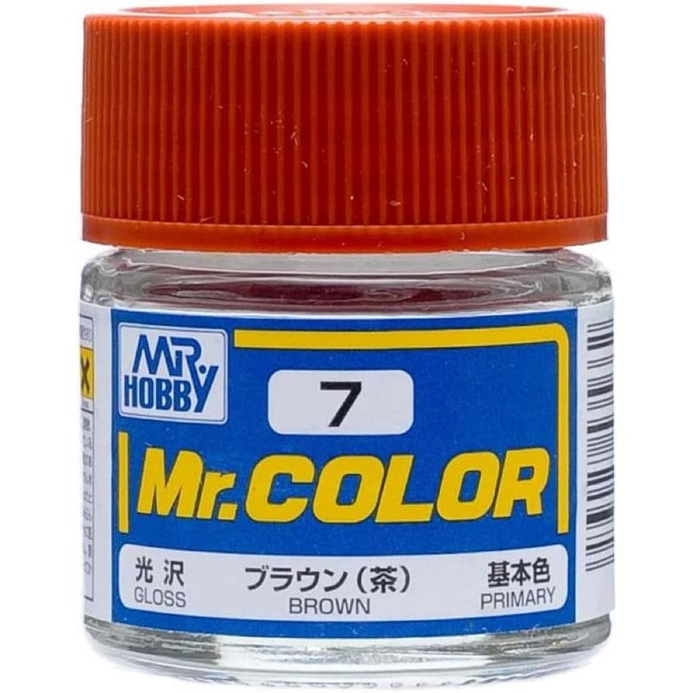 Mr Hobby (Gunze) C007 Mr Color Gloss Brown Lacquer Paint 10ml