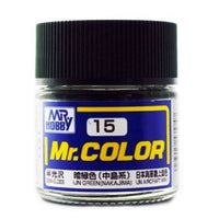 Mr Hobby (Gunze) C015 Mr Color Semi Gloss IJN Green Nakajima Lacquer Paint 10ml