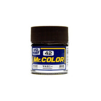 Mr Hobby (Gunze) C042 Mr Color Semi Gloss Mahogany Lacquer Paint 10ml