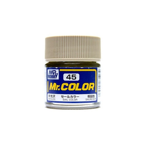 Mr Hobby (Gunze) C045 Mr Color Semi Gloss Sail Color Lacquer Paint 10ml