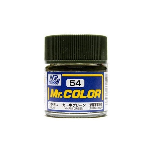 Mr Hobby (Gunze) C054 Mr Color Khaki Green Lacquer Paint 10ml