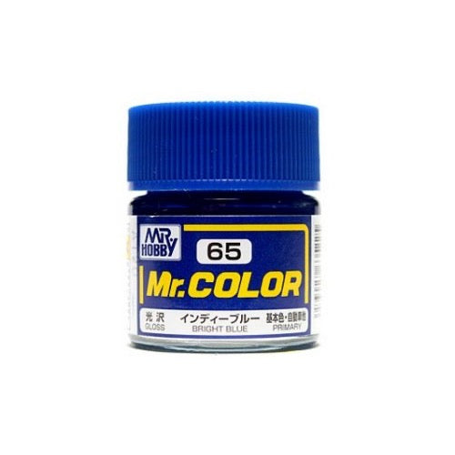 Mr Hobby (Gunze) C065 Mr Color Gloss Bright Blue Lacquer Paint 10ml