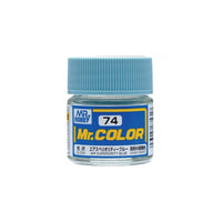 Mr Hobby (Gunze) C074 Mr Color Gloss Air Superiority Blue Lacquer Paint 10ml