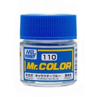 Mr Hobby (Gunze) C110 Mr Color Semi Gloss Character Blue Lacquer Paint 10ml
