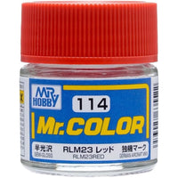 Mr Hobby (Gunze) C114 Mr Color Semi Gloss RLM23 Red Lacquer Paint 10ml