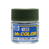 Mr Hobby (Gunze) C126 Mr Color Semi Gloss Cockpit Color Mitsubishi Lacquer Paint 10ml