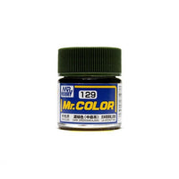 Mr Hobby (Gunze) C129 Mr Color Semi Gloss Dark Green Nakajima Lacquer Paint 10ml