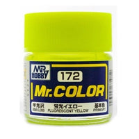 Mr Hobby (Gunze) C172 Mr Color Gloss Fluorescent Yellow Lacquer Paint 10ml