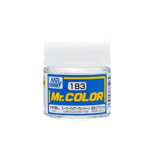 Mr Hobby (Gunze) C183 Mr Color Semi Gloss Super Clear Grey Tone Lacquer Paint 10ml
