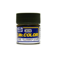 Mr Hobby (Gunze) C309 Mr Color Semi Gloss Green FS34079 Lacquer Paint 10ml