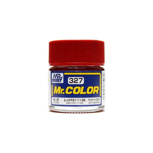 Mr Hobby (Gunze) C327 Mr Color Gloss Red FS11136 Lacquer Paint 10ml