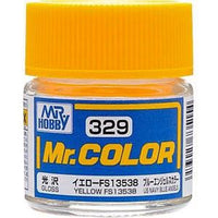 Mr Hobby (Gunze) C329 Mr Color Gloss Yellow FS13538 Lacquer Paint 10ml