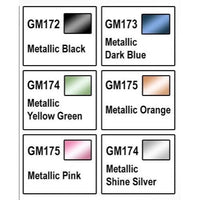 Mr Hobby (Gunze) GMS125 Gudam Marker Metallic Set 2