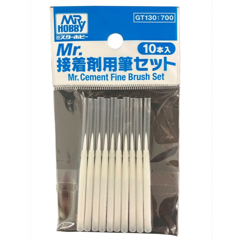 Mr Hobby (Gunze) GT130 Mr Cement Fine Brush Set